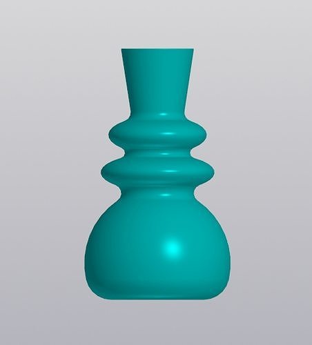 elegant Vase v2 Gärtner Blume Schüssel Strauß Haushaltswaren Blumenhändler Haus Dekor 3D print model - Mito3D