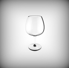 elegantes Weinglas Haus Wein Glas cup Alkohol bar Getränke pub cocktail Wein-Glas restaurant coniac Küche Essen Esszimmer 3d print model - Mito3D