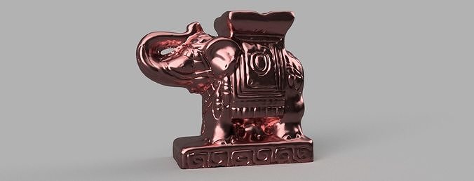 l'éléphant animal savane zèbre zoo nature insecte art sculpture statue gorille roussir jungle chameau maison décor 3D print model - Mito3D