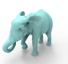 l'éléphant animal nature afrique sauvage africain zoo ganesha jouet jungle jeux jouets 3d print model - Mito3D