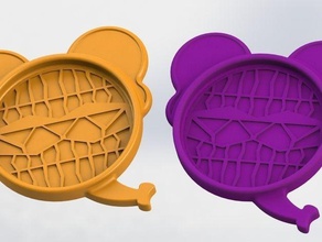 fil coaster ev kap yemek hayvan iç mutfak 3d print model - Mito3D