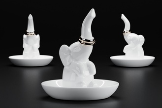 elephant figurine art gift print jewelry 3dprint animal decor interior design miniatures sculpture statue toy animals mammal figurines sculptures 3d print model - Mito3D