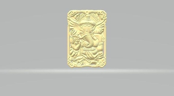 l'éléphant Dieu pendentif Maitreya Bouddha bodhisattva déité Oriental soulagement statue sculpture bijou bijoux décoration ornement Collier sculptures art pendentifs 3d print model - Mito3D