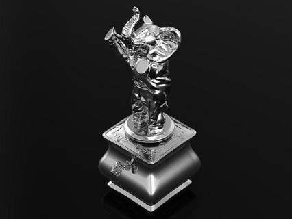 elefante escultura modelo Produce código sct143 esculturas Arte miniaturas impresión figuritas decoración imprimible personaje estatua hombre humano diseño miniatura dibujos animados juguete cifras joyería joya 3d print model - Mito3D