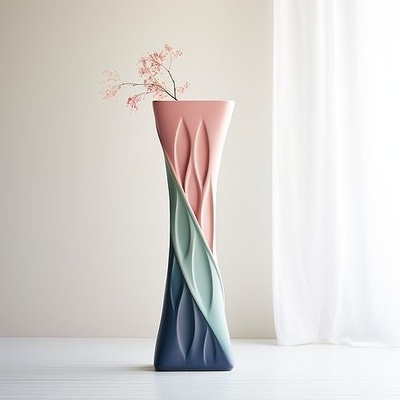 élève vase moderne accueil maison décor décoration fleur intérieur conception 3d print model - Mito3D