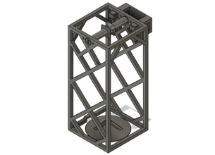 ascensore lampone pi progetto 28byj 48 5v stepper motore passo sollevamento desktop design passatempo fai meccanico parti 3d print model - Mito3D