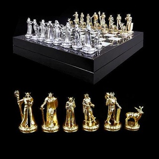 elf chess set - 6 elves pieces game board orc medieval middle earth figure decoration design 3d games toys 3d print model - Mito3D