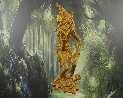 elfe Bois Gnom Kobold Figuren 3dprint Kunst Skulpturen 3d print model - Mito3D