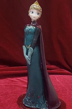 elsa coronación vestido modelo congelado frozen2 anna mujer personaje anime arte esculturas niña 3d print model - Mito3D