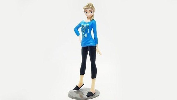 Elsa enkaz ralph2 versiyon Kadın güzel moda Şirin genç karakter dondurulmuş kadın Sanat heykeller Disney kız 3d print model - Mito3D