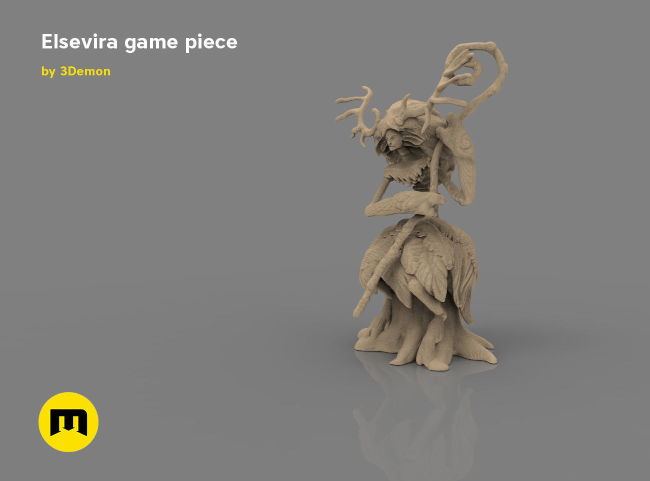 altrimenti virus figura corpo tavola giochi miniatura giocattoli battaglia bfn nethervein statua attività donna strega 3D print model - Mito3D