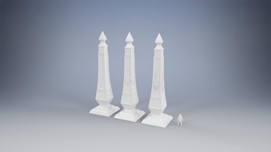 edel elfen obelisk 10mm kriegsmeister landschaft highelves elfenblüten ausgezeichnete miniaturen walddrache spiele spielzeuge 3d print model - Mito3D