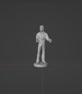 Elvis Presley Roi Roche rock Roll chanteur Eric Clapton Michael Jackson encens art sculptures 3d print model - Mito3D