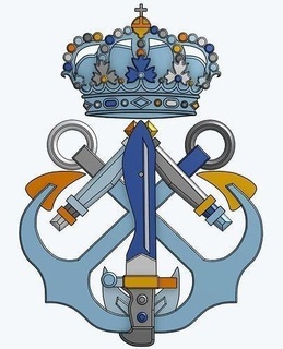 emblema fgne emblem special naval warfare force spain shield symbol marines navy art 3d print model - Mito3D