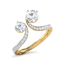 abbraccio anello solitario gioielli stampabile abbigliamento engagem matrimonio di diamanti la collana pietra bianco ciondolo fidanzamento oro moda e bellezza sterlina zaffiro emerald gioiello anelli 3d print model - Mito3D