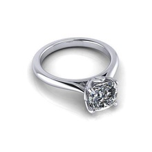 Smaragd Kanal Diamant Ring v2 Juwel Engagement Hochzeit Schmuck Silber Gold engagem Mode Sterling Anhänger Halskette Schönheit Ohrringe Ringe 3d print model - Mito3D