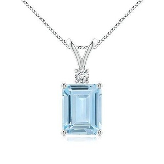 emerald pendant single stone jewelry silver gold diamond jewellery gem white sterling printable necklace pendants 3d print model - Mito3D