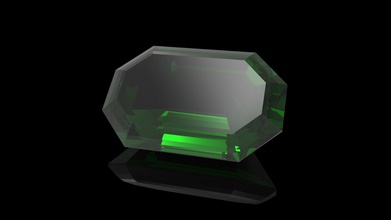 smaragd schnitt juwel brillant diamant ring mode schönheit gold schmuck luxus wertvoll druckbar gestalten silber standard stp 3d print model - Mito3D