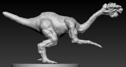 emu raptor criature 3d WWU fantasy drucken Modell Kunst Skulpturen statue deco 3d print model - Mito3D