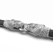 los pedazos de extremo pulseras serpiente la joyería las plata imprimible sterling vintag joya oro a animales cad animal cobra python caducei 3d print model - Mito3D
