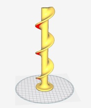 sonsuz vidalamak tornillo günah yüzgeç 3d hobi kendin yap mekanik parçalar 3d print model - Mito3D