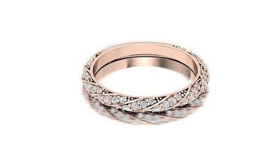 noivado marca anel jóias ouro Casamento prata gema diamante platina brilhante cafajeste Projeto joalheria argolas 3d print model - Mito3D