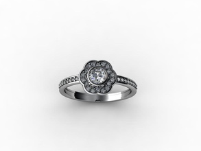 engagement Diamant-ring Schmuck gold Juwel diamond Platin ring Mode Silber design Charakter Mensch Kleidung Ringe 3d print model - Mito3D