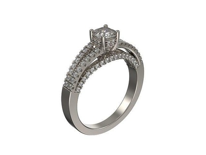 Engagement Gold Ring Diamanten Schmuck Silber Design 3d Modellieren Drucken cad Solitär Billion Oval Heiligenschein Lünette pflastern Diamant brillant strahlend Ringe 3d print model - Mito3D