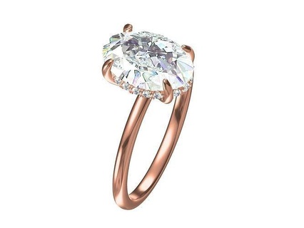 nişan ring 22 yüzük takı yüzükler altın yazdırılabilir elmas düğün gümüş mücevher moda güzellik angagem 3d print model - Mito3D