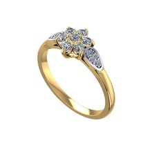 anel de noivado jóias luxo gem precioso prata jóia brilhantes o engajamento ouro platina moda beleza diamante brillant sterling printable diamant anéis 3d print model - Mito3D