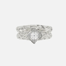 noivado anel joalheria Projeto ouro jóia brilhante diamante moda beleza safira 3dring argolas 3d print model - Mito3D