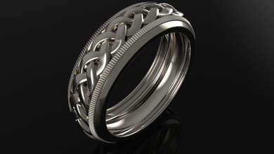Fidanzamento squillare argento stampabile gioiello moda oro engagement gioielleria nozze sterlina bianca bellezza anelli 3d print model - Mito3D