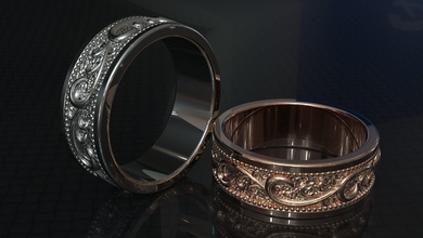nişan yüzük altın takı gümüş yazdırılabilir elmas mücevher düğün sterlin moda platin kolye angagem güzellik cad solitaire yüzükler 3d print model - Mito3D