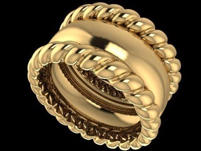 Fidanzamento squillare gioielleria oro nozze bianca moda argento diamante anelli david yurman carrello engagement 3d print model - Mito3D