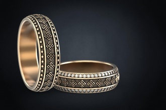 engagement bague bijoux mariage précieux or mode brillant élégant sterling imprimable bijou gemme diamant engagem anneaux 3d print model - Mito3D