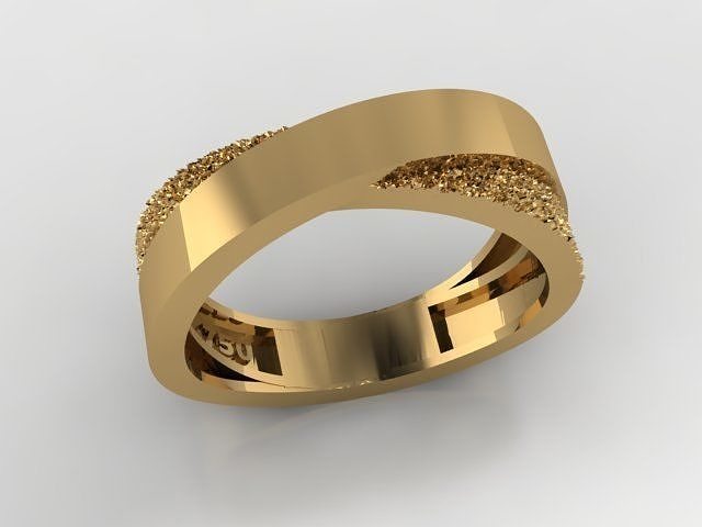 engagement bague bijoux imprimable engagem or argent diamant brillant mariage droplight budget luxe mode beauté anneaux 3D print model - Mito3D
