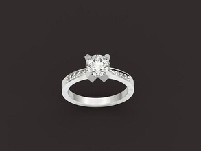 Engagement Ring Schmuck Gold Juwel Mode brillant Sterling Diamant Hochzeit Silber 3d Modellieren kreativ Design cad schnell Prototiping Rendern Animation Ringe 3d print model - Mito3D