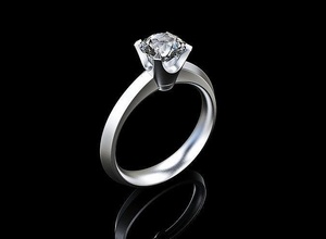 fidanzamento squillare 4 polo gioielleria oro gemma diamante brillante modellazione creativo design camera cad rendering anelli solitario rebbi 3d print model - Mito3D