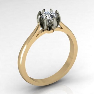 noivado anel joalheria fêmea diamante imprimível stl obj 3dm argolas cafajeste Casamento joias brilhante exclusivo moda ouro rhiho cnc 3d print model - Mito3D