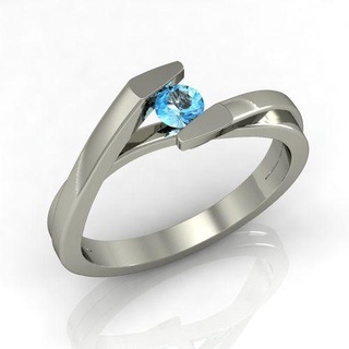 engagement ring jewelry female diamond printable stl 3dm rings cad wedding gems brillant exclusive fashion gold rhiho cnc 3d print model - Mito3D
