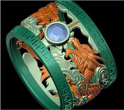 engagement ring Schmuck Ohrringe Halskette gold Silber - Zubehör Ringe 3d print model - Mito3D