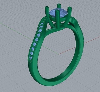 engagement ring love gold art jewelry diamond sculpture earring silver pendant rings 3d print model - Mito3D