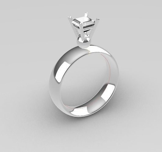 Fidanzamento squillare gioielleria oro argento stampabile diamante gioiello nozze gemma moda sterlina bellezza Stampa 3d platino anelli 3D print model - Mito3D