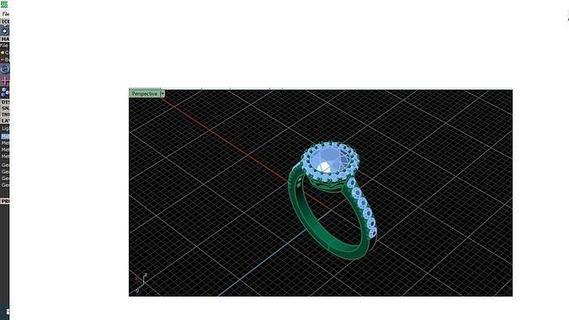 Fidanzamento squillare oro gioielleria argento stampabile anelli nozze diamante gemma platino moda design bianca bellezza gioiello brillante cad 3d print model - Mito3D