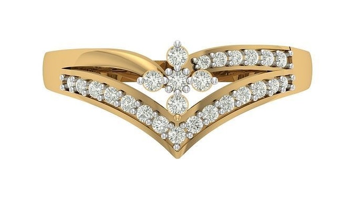 compromiso anillo joyería joya anillos oro imprimible diamante platino brillante boda libra esterlina solitario delicado plata ligero wt 3d print model - Mito3D