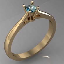 engagement ring Schmuck diamond bedruckbar ist cad Edelsteine weiblich Frauen brillant exklusiv 3dm stl obj Mode gold rhiho cnc Diamant-ring Ringe 3d print model - Mito3D