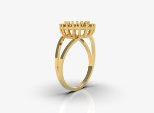 engagement ring Schmuck 3d Zeichnung Hochzeit diamond - Armband Halskette dating andere 3d print model - Mito3D