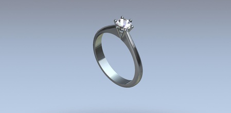 engagement ring jewelry stl 3d printing jewellery rings 3d print model - Mito3D