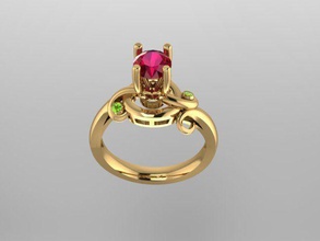 engagement ring Schmuck Juwel diamond Ringe 3d print model - Mito3D