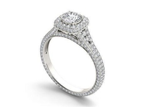 nişan yüzüğü -140 takı 3dmodedl 3dfiles cadfiles cadmodel engagementring weddingring weddingband diamondring goldring silverring yüzük 3d print model - Mito3D